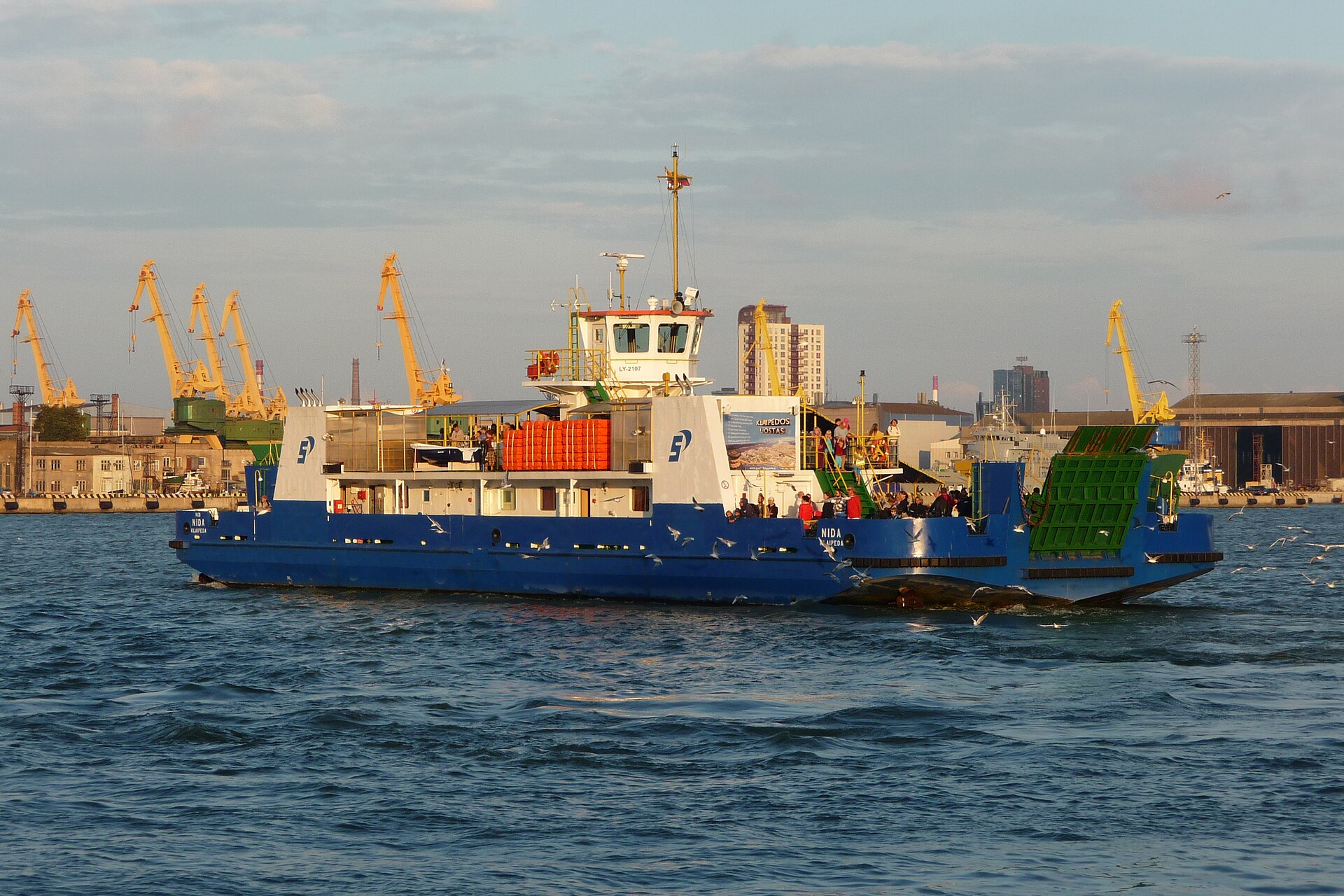 Ferry crossing from Klaipėda to the Curonian Spit — comparing city and nature days